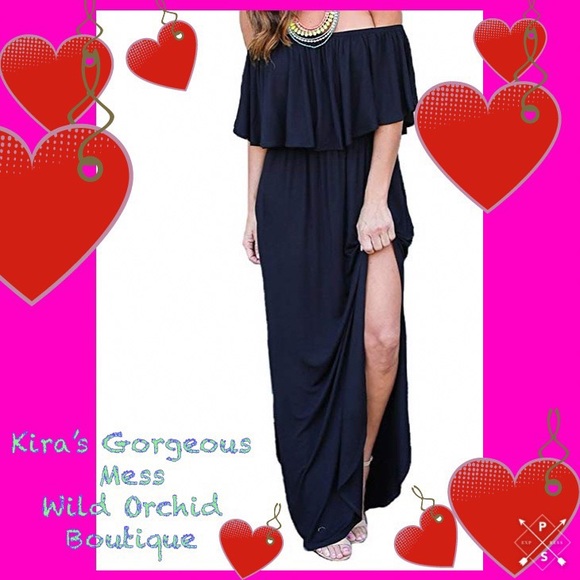 ☠️🍭☠️BNWT OFF SHOULDER WITH SPLIT UP FRONT☠️🍭☠️ - Picture 3 of 6